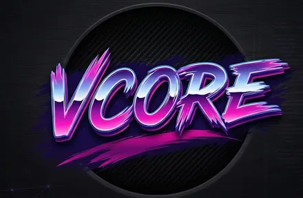 Classic Vcore Wordmark Panel