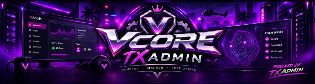 Vcore txAdmin Banner